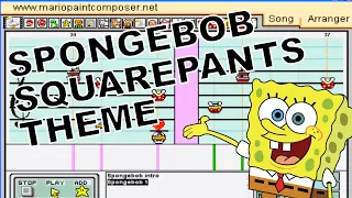 Spongebob Squarepants Theme Song - Mario Paint Composer 2.0