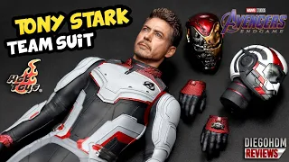 Hot Toys TONY STARK Team Suit Iron Man Avengers Endgame Review BR / DiegoHDM