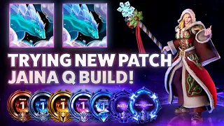 Jaina Water Ele - TRYING NEW PATCH JAINA Q BUILD! - Grandmaster Storm League