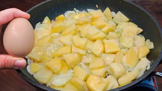 ﻿Only 3 ingredients! Just add eggs to potatoes! It's so delicious! Easy Lunch, breakfast or dinner