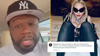 50 Cent Hilariously Roasts Madonna For Her New Picture ‘At 63 Somebody Tell Her To Chill Out’