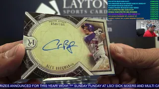 2018 Topps Museum Collection Baseball Box Break for Ed D