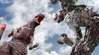 Mecha Godzilla vs Shin Godzilla in life action