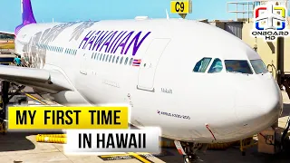 TRIP REPORT | Aloha! We're Going to Hawaii! | San Francisco to Honolulu | HAWAIIAN Airbus A330-200