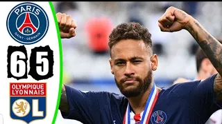 PSG Vs Lyon ( 6 - 5 ) ALL GOALS & EXTENDED HIGHLIGHTS  2020