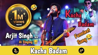 Arjit Singh Ai Singing Kacha Badam