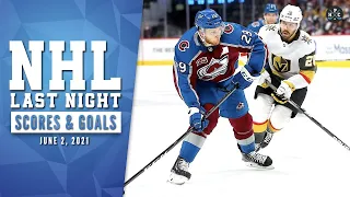 NHL Last Night: All 13 Goals and NHL Scores of June 2, 2021