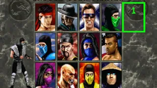 Mortal Kombat 2 Exhibition Secret Characters Enabled