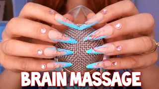 ASMR BRAIN Massage🌟Mic Scratching with No Cover, Tapping, Crunchy Sounds, Shaving Foam, Plastic Wrap