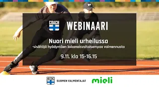 X Coach Webinaari: Nuori mieli urheilussa