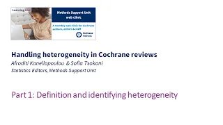 Part 1: Definition and identifying heterogeneity