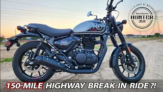 Royal Enfield Hunter 350 2023 года // Обзор первой поездки владельца (150 миль) в США