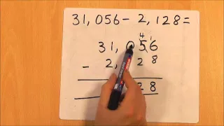 Year 5 Subtraction using the compact column method