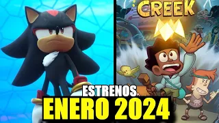 PRÓXIMAS PELÍCULAS ANIMADAS Y CARICATURAS QUE SE ESTRENAN EN ENERO 2024