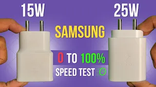 Samsung 15W vs 25W Charging Speed Test | Galaxy S20 FE 5G