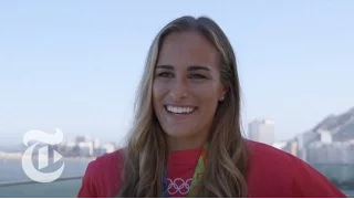 Mónica Puig of Puerto Rico Celebrates First Gold Medal | Rio Olympics 2016 | The New York Times