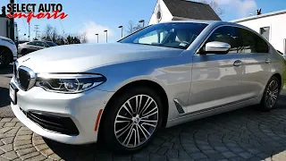 #21516, 2019 BMW 540i xDrive Sport Line, Glacier Silver Metallic, Select Auto Imports in Alex, VA