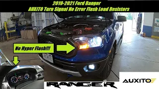 2019-2021 Ford Ranger AUXITO Canbus Turn Signal No Error Flash Load Resistors