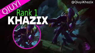 [RANK 1 KHAZIX] QIUYI KHAZIX VS BRAND 12 KILL - QIUYI KHAZIX GUIDE