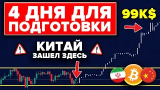 Китай & Азия ГОТОВЯТ ВТОРОЙ ПИК БИТКОИНА!!! Банки покупают перед Халвингом! ИРАН И ИЗРАИЛЬ НА ПАУЗЕ