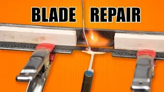 Bandsaw Blade Repair - How to Solder Bandsaw Blades