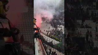 Marseille VS Galatasaray 2021 Fireworks Incident #Shorts #Football