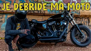 JE DÉBRIDE MA HARLEY DAVIDSON FORTY-EIGHT !