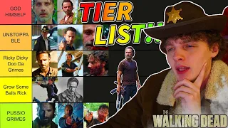 RANKING ALL THE PHASES OF RICK GRIMES!!! (Rick Grimes Tier List)