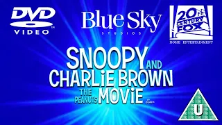 Opening to Snoopy and Charlie Brown: The Peanuts Movie UK DVD (2016)