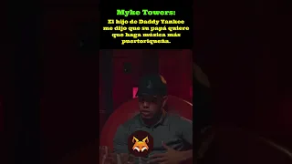 Myke towers habló con hijo de Daddy Yankee