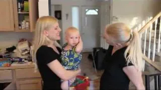 Claire and her mamas - Baby confuses mom with identical twin - must watch the end!