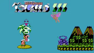 Adventure Island III (All stage, no warp, no death) - Остров приключений 3 (NES)