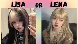 TOMBOY ⚡ vs GIRLY GIRL 💖 | LISA OR LENA #16 |  @lisalenaclubvfx6251 ​