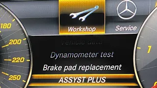 Mercedes Assyst Plus (Service)  reset and service code explanation (W213 and others)