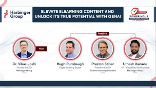 Webinar - Elevate eLearning Content and Unlock its True Potential with GenAI