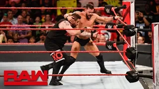 Braun Strowman & Kevin Owens vs. Finn Bálor & Constable Baron Corbin: Raw, June 25, 2018