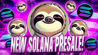 NEW SOLANA MEMECOIN PRESALE!🚨 (Slothana Crypto Review)