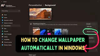 How to Change Wallpaper Automatically in Windows 11