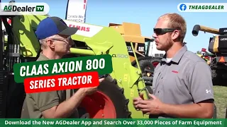 Claas Axion 800 Series Tractor (200-285 Hp) with 4-Point Cab Suspension at Aginmotion, Langham