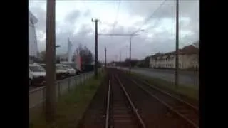 [Speed] Mitfahrt Straßenbahn Brandenburg/Havel Linie 2 Hauptbahnhof - Quenzbrücke