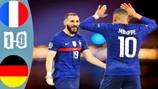 france vs germany 1-0 |uefa euro 2020 | m.hummels goal |m.bappe goal |15/06/2021|Full HD 1080i