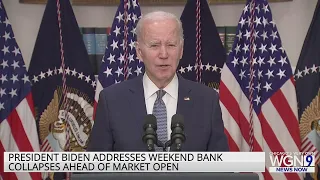 Two U.S. Banks Collapse - President Biden Makes a Statement