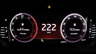 Skoda Octavia 2.0 TDI DSG Estate 2020 acceleration: 0-60 mph, 0-100-200 km/h top speed :: [1001cars]