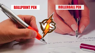 Ballpoint vs Rollerball Pen