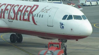 Kingfisher Airlines Airbus A321 at Delhi IGI Airport - Domestic Apron