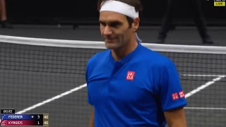 Federer vs Kyrgios  Laver Cup 2018 | Highlights HD