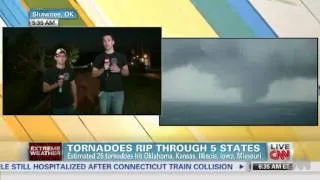 Tornado storm chasers talk to CNN about their exploits in Oklahoma