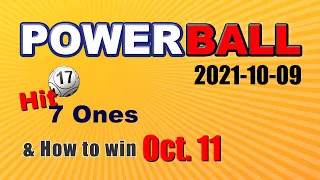 Powerball | Math teacher HIT white 17 & 7ones | How to win Oct 11 and result Oct 09