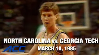 Georgia Tech vs. North Carolina Championship Game | ACC Men's Basketball Classic (1985)