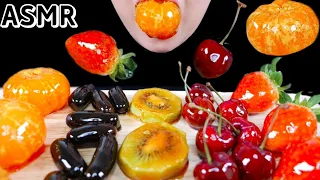 ASMR MUKBANG TANGHULU STRAWBERRY CHERRY TANGERINE KIWI 탕후루 먹방, 딸기, 체리, 귤, 키위 EATING SOUNDS